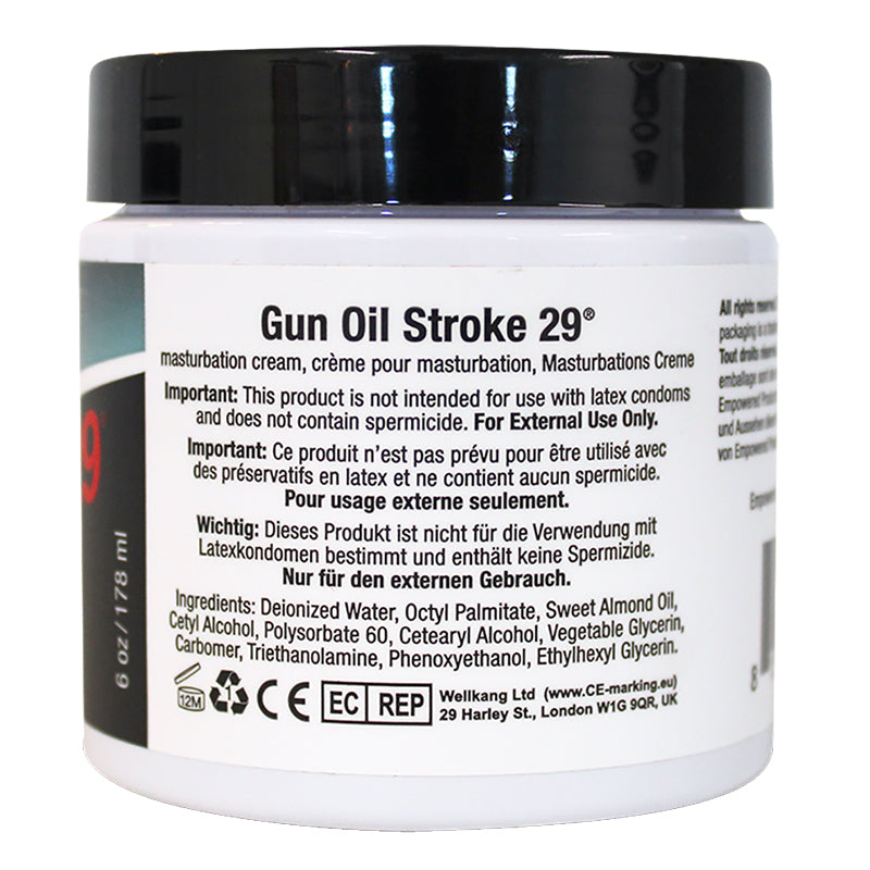 Stroke 29 Masturbation Cream 6oz Jar