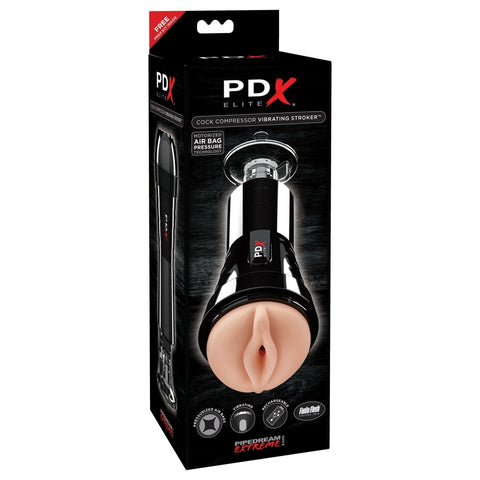 PDX ELITE COCK COMPRESSOR VIBRATING STROKER