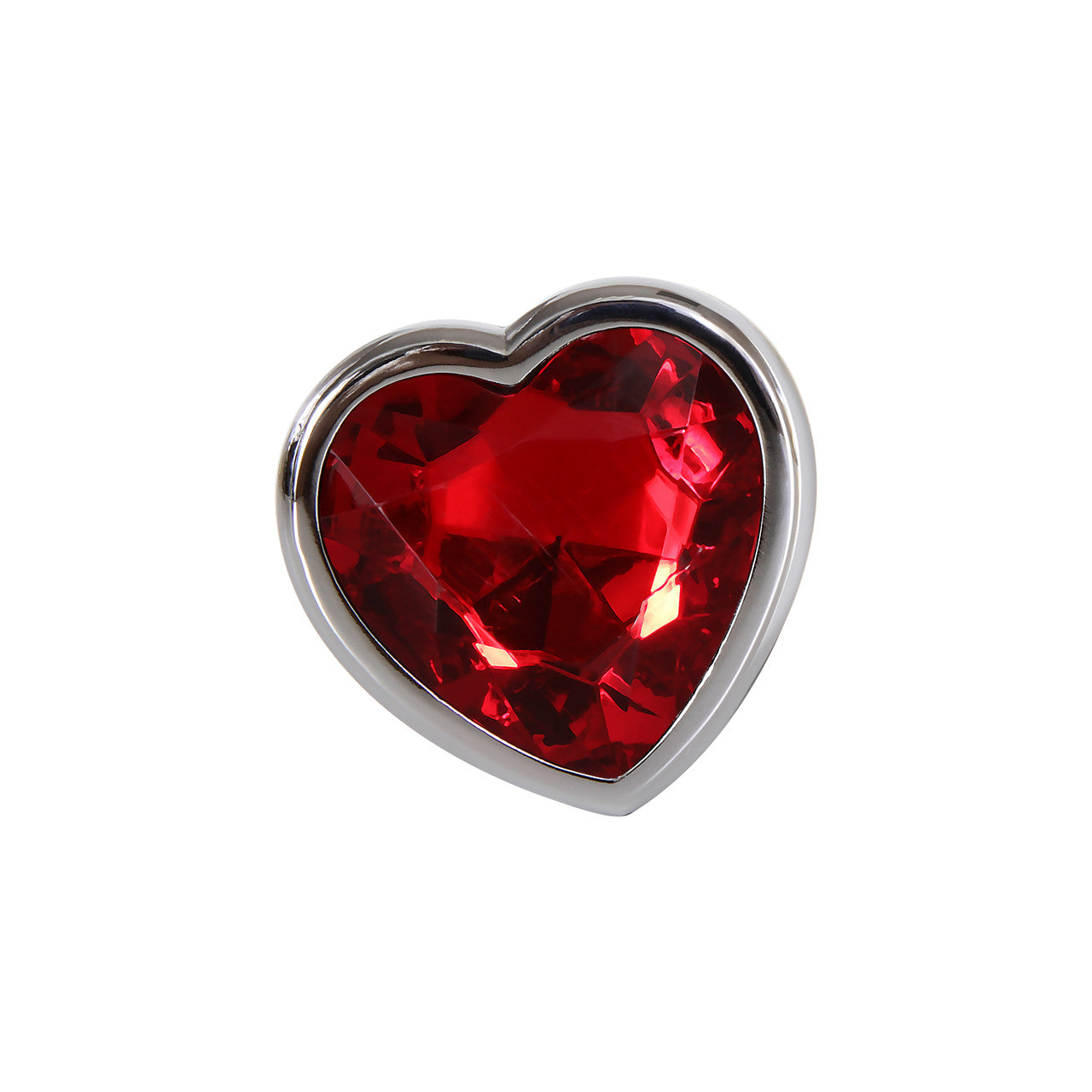Adam & Eve Large Red Heart Gem Anal Plug Blushing Memory Adam & Eve Large Red Heart Gem Anal Plug Blushing Memory