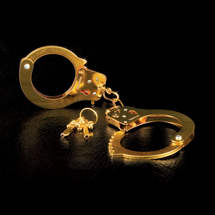 FETISH FANTASY SERIES GOLDEN METAL HANDCUFFS