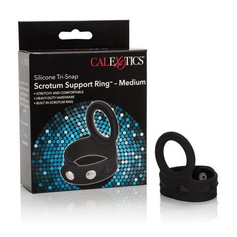 CALETICS SILICONE TRI-SNAP SUPPORT RING MEDIUM