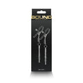 NS NOVELTIES BOUND NIPPLE CLAMPS PLATNIUM BLACK