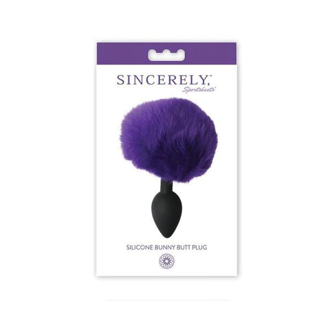 SINCERELY BUNNY BUTT PLUG PURPLE