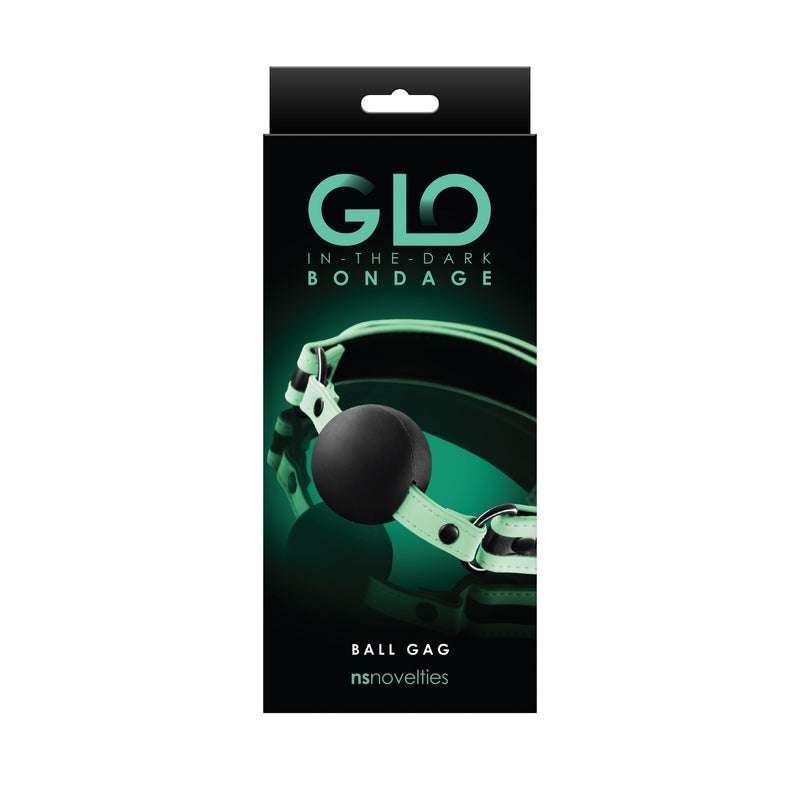 NS Novelties GLO Bondage Green Ball Gag