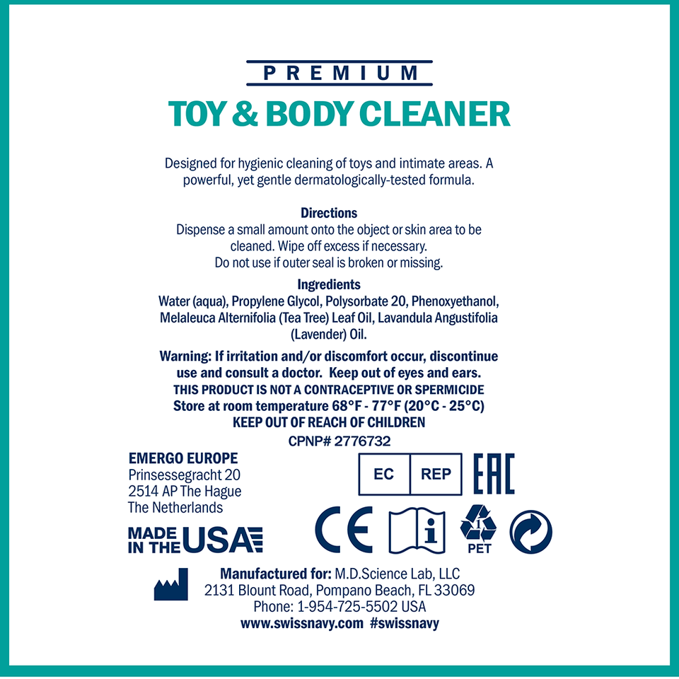 Premium Toy & Body Cleaner