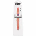 King Cock 12″ Slim Double Dildo Beige
