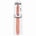 King Cock 16″ Tapered Double Dildo Beige