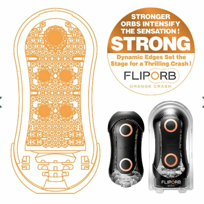 Tenga Flip Orb Strong Orange Crash