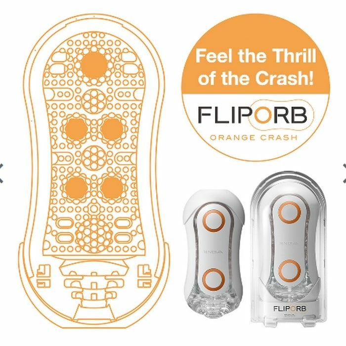 Tenga Flip Orb Orange Crash